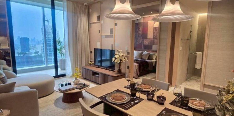 Condominio de 2 dormitorios en Khlong Toei, Bangkok, Tailandia № 172687