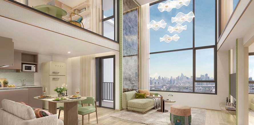 Condominio de 2 dormitorios en Khlong Toei, Bangkok, Tailandia en Xelf № 144440