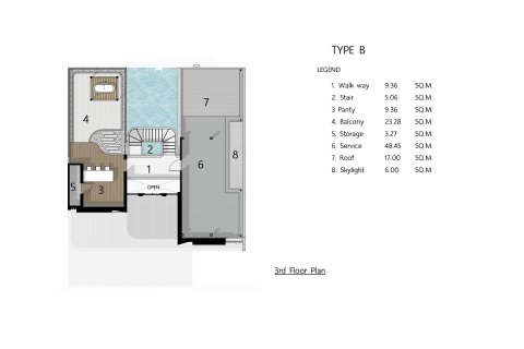 Chalet de 4 dormitorios en Bang Lamung, Tailandia № 165505 - foto 23