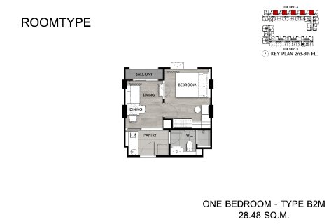 Condominio de 1 dormitorio en Bangkok, Tailandia № 203611 - foto 14