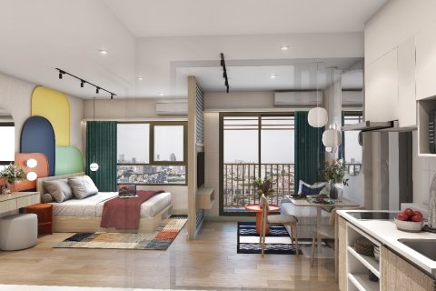 Condominio de 1 dormitorio en Bangkok, Tailandia № 203611 - foto 6