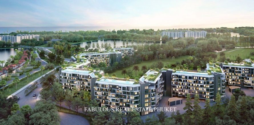 Condo à Bang Tao, Thaïlande, 2 chambres  № 179617