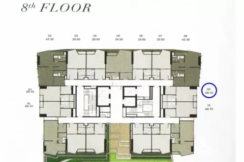 Studio in the Condo in Khlong Toei, Bangkok, Thailand  № 142744 - photo 9