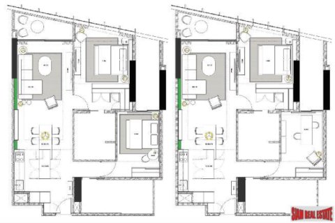 Apartamento de 2 dormitorios en Bangkok, Tailandia № 203944 - foto 2