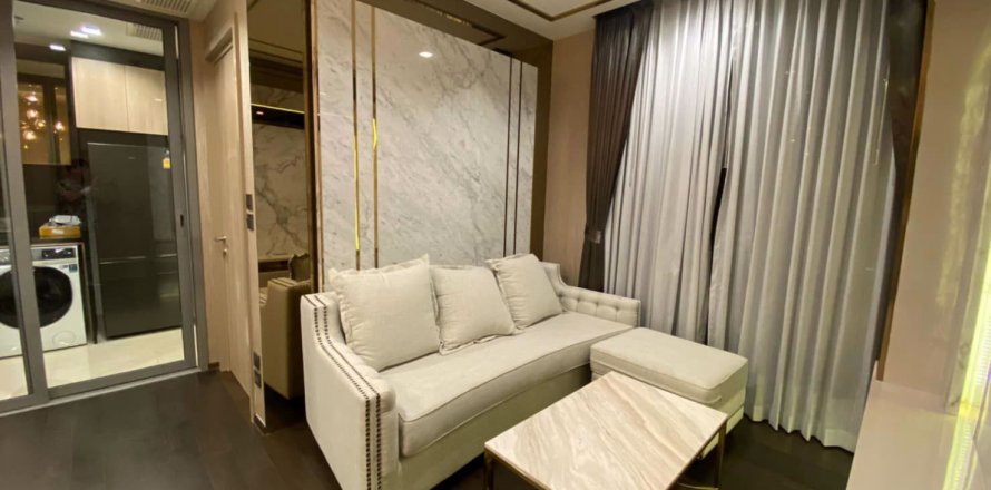 Condo à Bangkok, Thaïlande, 2 chambres à The Line Ratchathewi № 50988