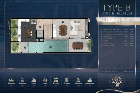 Villa auf Jomtien Beach, Pattaya, Thailand 4 Schlafzimmer № 170094 - Foto 16