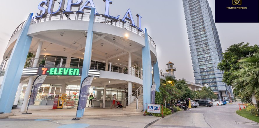 Estudio en el condominio en Pattaya, Tailandia № 205398