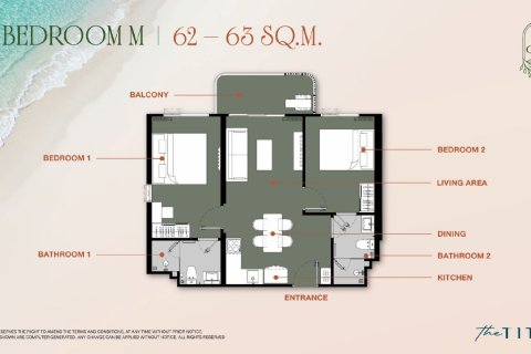 Eigentumswohnung auf Nai Yang, Thailand, 1 Schlafzimmer  № 222432 - Foto 26