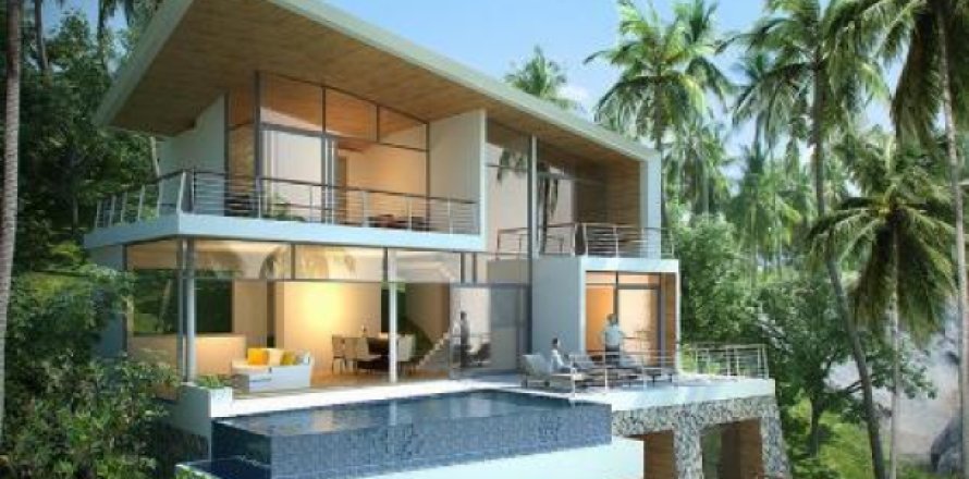 Chalet de 4 dormitorios en Ko Samui, Tailandia № 202599