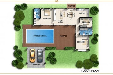 Chalet de 3 dormitorios en Hua Hin, Tailandia № 168496 - foto 16
