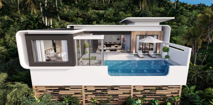 Villa auf Chaweng Beach, Ko Samui, Thailand 3 Schlafzimmer № 166028