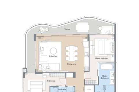 Apartamento de 2 dormitorios en Bang Tao, Tailandia № 165944 - foto 13