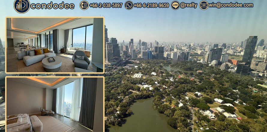 Condo à Sathon, Bangkok, Thaïlande, 3 chambres № 201304