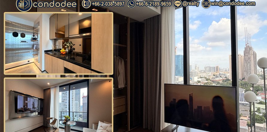 Condo à Watthana, Bangkok, Thaïlande, 1 chambre № 201308