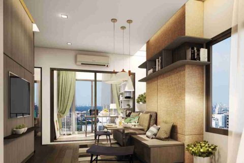 Condominio de 1 dormitorio en Thonburi, Bangkok, Tailandia № 208716 - foto 5