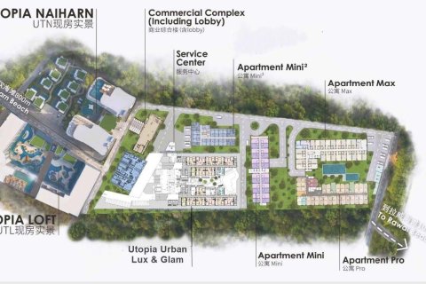 Condominio de 1 dormitorio en Nai Harn Beach, Tailandia № 165638 - foto 17