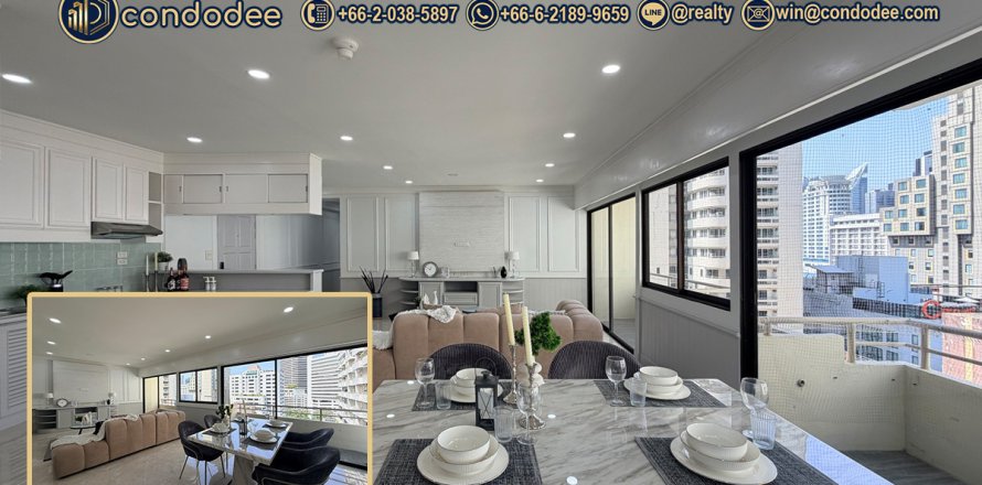 Condo in Khlong Toei, Bangkok, Thailand, 2 bedrooms  № 201327