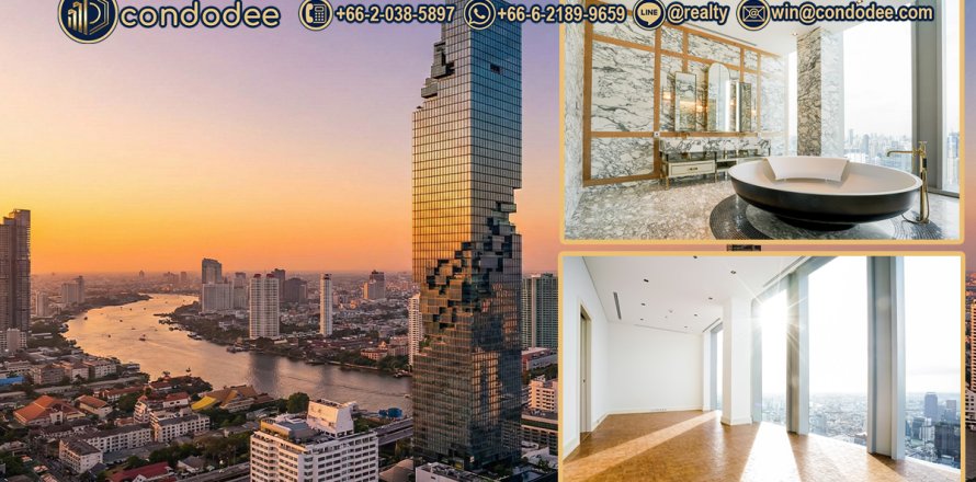 Condominio de 4 dormitorios en Sathon, Bangkok, Tailandia № 201326