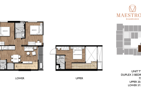 Condominio de 3 dormitorios en Bangkok, Tailandia № 183089 - foto 15