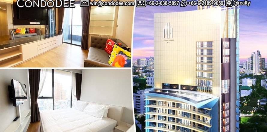Condominio de 2 dormitorios en Watthana, Bangkok, Tailandia № 200939