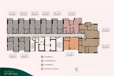 Eigentumswohnung in Thonburi, Bangkok, Thailand, 3 Schlafzimmer № 166672 - Foto 2