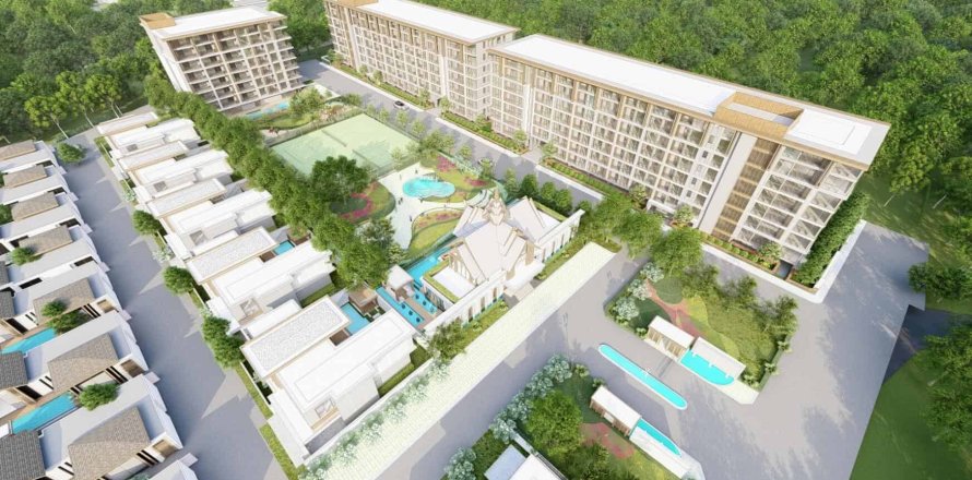 Condominio de 3 dormitorios en Layan Beach, Tailandia № 166394
