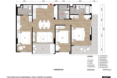 Condominio de 3 dormitorios en Layan Beach, Tailandia № 166394 - foto 13