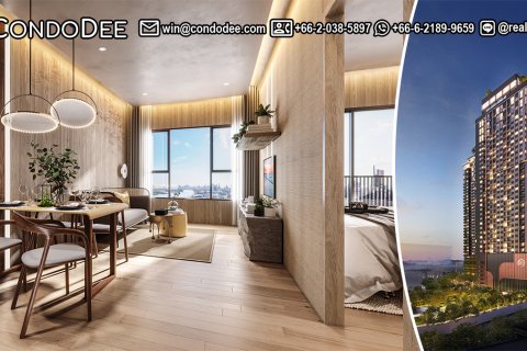 Condo in Watthana, Bangkok, Thailand, 1 bedroom  № 201107