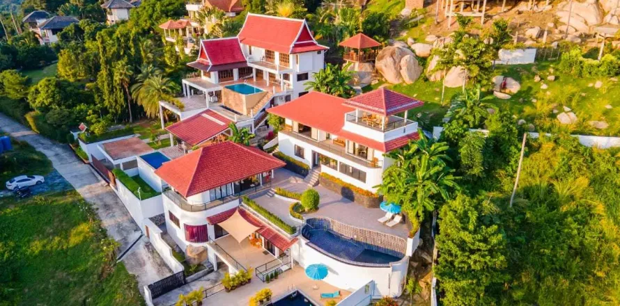Chalet de 4 dormitorios en Ko Samui, Tailandia № 154932
