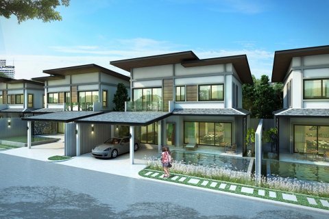 Condo à Chon Buri, Thaïlande, 3 chambres à Zensiri Midtown Villas  № 75410