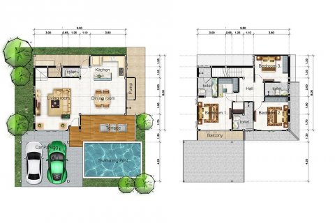 Off-Plan Zensiri Midtown Villas in Bang Lamung, Thailand № 69771 - Foto 10