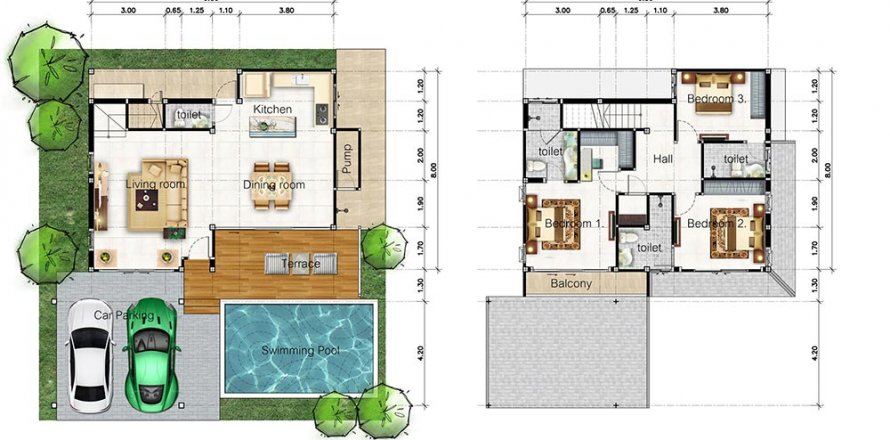 Off-Plan Zensiri Midtown Villas in Bang Lamung, Thailand № 69771 - Foto 1