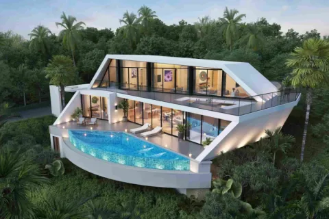 Chalet de 5 dormitorios en Ko Samui, Tailandia № 176664 - foto 8