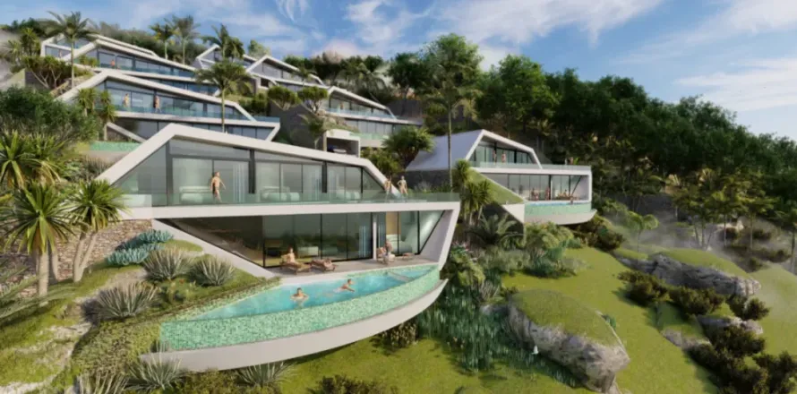 Chalet de 5 dormitorios en Ko Samui, Tailandia № 176664