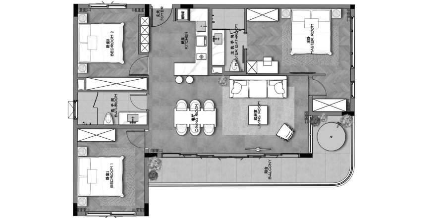 Sobre plano Ayana Heights Seaview Residence en Phuket, Tailandia № 82859 - foto 1