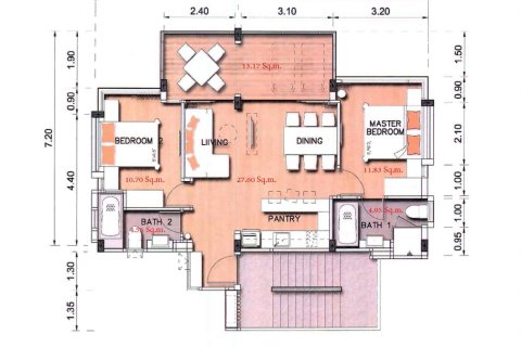 Condo sur Nai Yang, Thaïlande, 2 chambres  № 166855 - photo 10