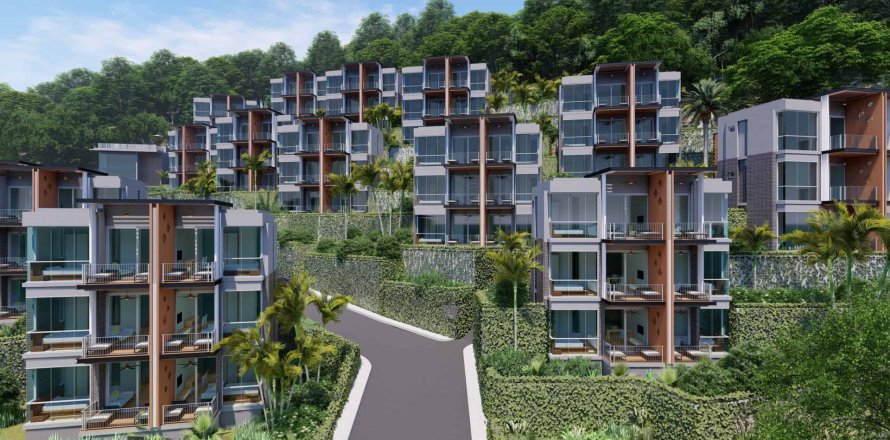 Condo sur Nai Yang, Thaïlande, 2 chambres  № 166855