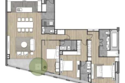 Condo à Bangkok, Thaïlande, 2 chambres № 166859 - photo 23