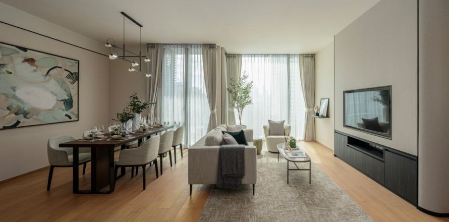 Condominio de 3 dormitorios en Pathum Wan, Bangkok, Tailandia № 133894