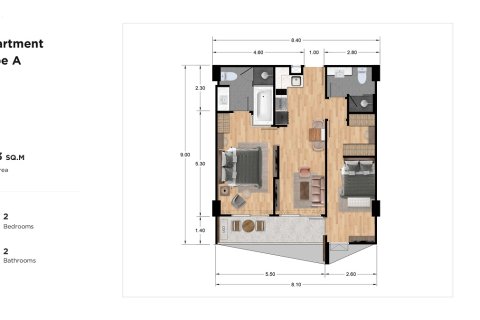 Condominio de 2 dormitorios en Rawai, Tailandia № 222698 - foto 9