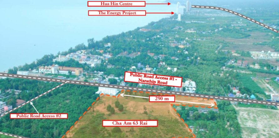Terrain à Hua Hin, Thaïlande 101076 m2 № 222614