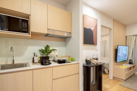Eigentumswohnung in Bangkok, Thailand, 1 Schlafzimmer № 222618 - Foto 2