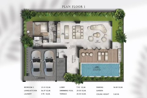 Chalet de 4 dormitorios en Pattaya, Tailandia № 203487 - foto 5