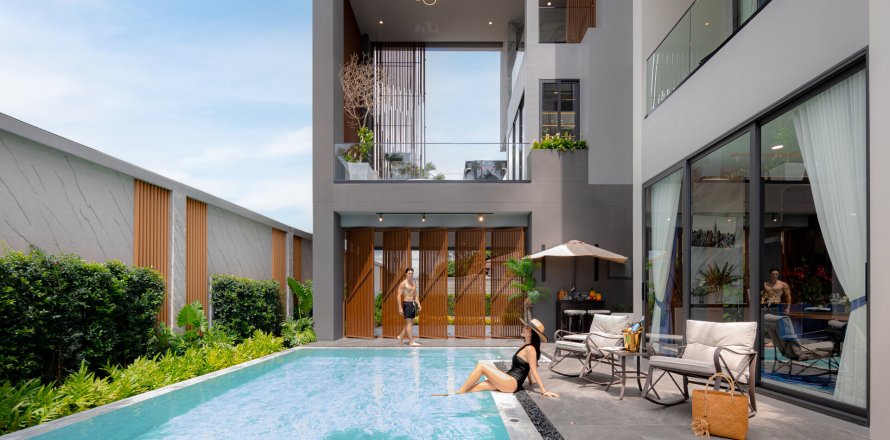 Chalet de 4 dormitorios en Pattaya, Tailandia № 203484