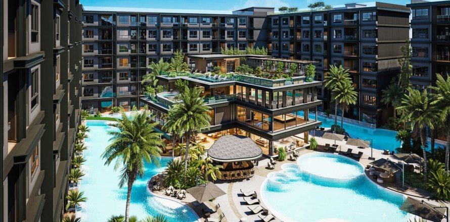 Condominio de 1 dormitorio en Pattaya, Tailandia № 157373