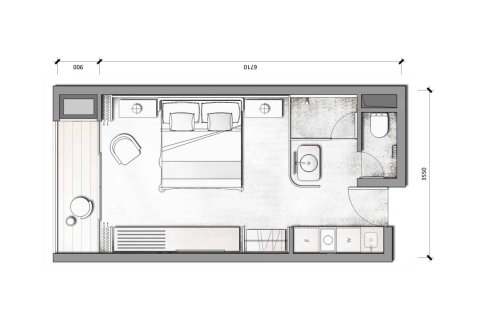 Condominio de 1 dormitorio en Kamala, Tailandia № 166404 - foto 14