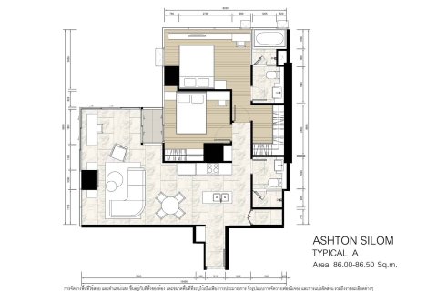 Condominio de 2 dormitorios en Sathon, Bangkok, Tailandia № 166402 - foto 12
