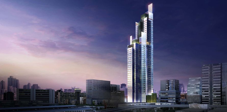 Condominio de 2 dormitorios en Sathon, Bangkok, Tailandia № 166402