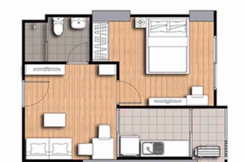 Condominio de 1 dormitorio en Bangkok, Tailandia № 183583 - foto 9