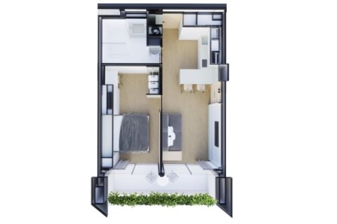 Condo sur Layan Beach, Thaïlande, 1 chambre № 166151 - photo 11